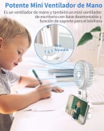 Ventilador de mano recargable por 8,99€
