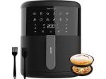 Freidora de aire Cecotec Cecofry Bombastik 6000 Full, 1700 W, 6 L, Incluye pack de accesorios por 43,34€