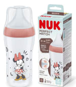 Recopialción Biberón Perfect Match de NUK,+3 meses Disney por 5,83€