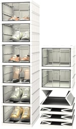 Opvouwbare schoenen-organizer voor €27,99 bij Ochama