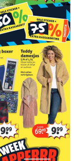 Teddy winterjas dames 9,99 kruidvat alleen in de winkel