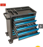 Gevulde gereedschapswagen met cijferslot Ultimate PRO 8 lades 5 lades gevuld voor €849