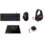Tempest Combo Gaming Auriculares+Ratón+Teclado+Alfombrilla+Llavero por 59,94€