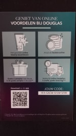 Douglas App only cadeaucode (1-malig) bij bestelling vanaf €29 t/m 16-12-22