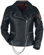 "Hellfire Club" Chaqueta imitación cuero Negro de Stranger Things por 59,99€