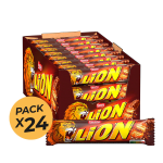 Pack 24 unidades Lion Barritas Chocolate con Cereales y Caramelo por 15,99€