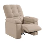 Poltrona Retrátil e Reclinável Estoril Capuccino - Luizzi - R$ 635,56