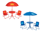 Mesa y sillas infantiles con sombrilla por 26,99€
