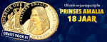 Gratis Prinses Amalia 18 jaar munt
