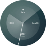 Gradient: Minimal Watch Face voor Android gratis