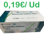 Pack 50 Mascarillas Quirurgicas Tipo 1 de 3 capas AvanFarma por 9.74€ en Farmaferoles
