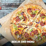 2 regular pizza's + cinnastix voor €21