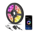 Tira LED RGB 5050 1 rollo 15m control 44 teclas musical APP por solo 7,49€