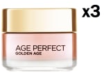 3 Botes de L'Oréal Paris Dermo Expertise Golden Age Perfect - Cuidado Rose a fortificar - Día, 50 ml por 28.77€