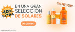 10% DTO EXTRA en protectores solares primeras marcas