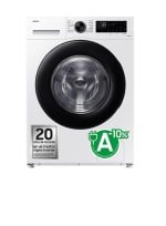 Lavadora carga frontal - Samsung WW90CGC04DAEEC, 9 kg, 1400 rpm, EcoBubble™, Función WiFi con SmartThings, Blanco por 371.07€