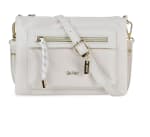 Bolso pequeño bandolera Clarington en color beige por 25.99€