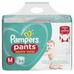 Fralda Descartável da Pampers, tamanho M com 84 uni - R$ 82,49
