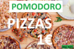 Pizzas a 1€ en Pomodoro si las pides a través de Uber Eats