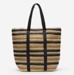 Bolso shopper rayas por 15,99€.