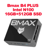 Bmax B4 plus - Mini PC - alles in 1 - windows 11 - Intel N100 processor - 512Gb voor €114,76 dmv code bij Aliexpress
