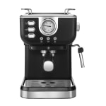 Máquina de café Espresso de acero inoxidable, vaporizador de leche, Varita de vapor 2 en 1, 1050W por 51,84€