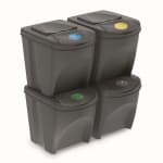 Juego de 4 cubos de reciclaje 100L PROSPERPLAST por 31,14€
