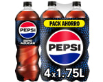 8 Pepsi zero Refresco de cola con cero azúcar y cero calorías 2 packs de 4 botellas de 1.75 litros a solo 6,60€
