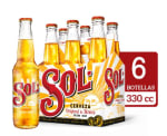 3 x Pack de cerveza en botella de 6 unidades x 330ml c/u por $10.990