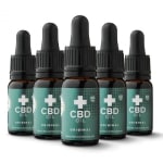 5x CBD olie 8% (10ml) - Hoge kwaliteit CBD olie