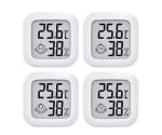 Thermomètre Hygrometre Intérieur,4PCS Mini Thermomètre Maison Digital Haute Précision à 14,99€