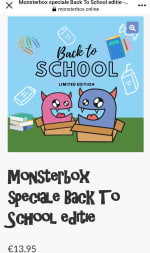 Speciale Back to School editie monsterbox