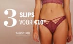3 slips voor €10 bij Hunkemöller
