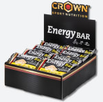 Energy Bar Crown Sport Nutrition Sabor Banana chocolate Blanco 12x60gr a solo 1,87€