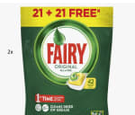 2 pack Fairy Todo en 1 Limon lavavajillas por 10,23€