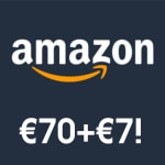 Gratis €7 bij aankoop van Amazon (.de) cadeaubon t.w.v. €70!