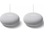 Google Nest Mini 2-pack voor €74