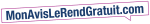 50 crédits offerts sur MonAvisLeRendGratuit !