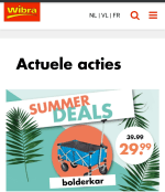 Bolderkar bij de Wibra voor €29,99