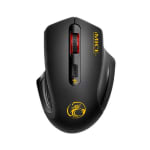 Ratón óptico móvil portátil para juegos de PC, Negro, Tamaño Medio por 3,99€