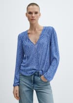 Blusa estampada lazo para Mujer por 4.99€