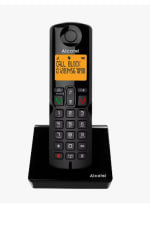 Teléfono - Alcatel S280 Single, Inalámbrico, Bloqueo de llamadas, Agenda para 50 contactos, Manos libres por 8.95€