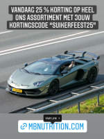 25% korting met de kortingscode