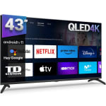Smart TV 43 Pulgadas QLED 4K TD Systems por 184€