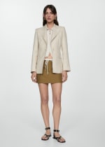 Minifalda cintura contraste para Mujer por 4.99€