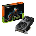 Tarjeta Gráfica Gigabyte GeForce RTX 5060 WINDFORCE OC 8GB GDDR7 Reflex 2 RTX AI DLSS4 por 299,90€