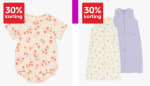 30% korting op rompers, pyjama's en slaapzakken bij Hema