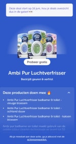 Probeer Ambi Pur Luchtverfrisser gratis na cashback via Tikkie