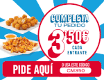 Entrantes Domino's Pizza por 3,50 con este código