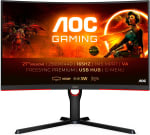 AOC CQ27G3SU- Monitor Gaming de 27" QHD (2560x1440, VA, 16:9, HDMI 2x2.0, Displayport 1x1.2, 1ms, 165 Hz, Curved 1000R, FreeSync Premium, FlickerFree, Low Blue Light) por 189,99€